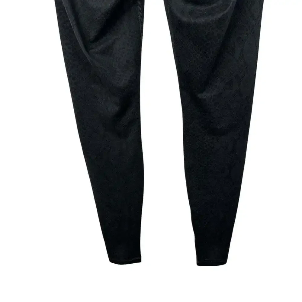 Lululemon High Times Pant Luon Desert Snake Deep Coal Black Size 6 Yoga Core